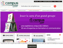 Tablet Screenshot of campus-on-line.com